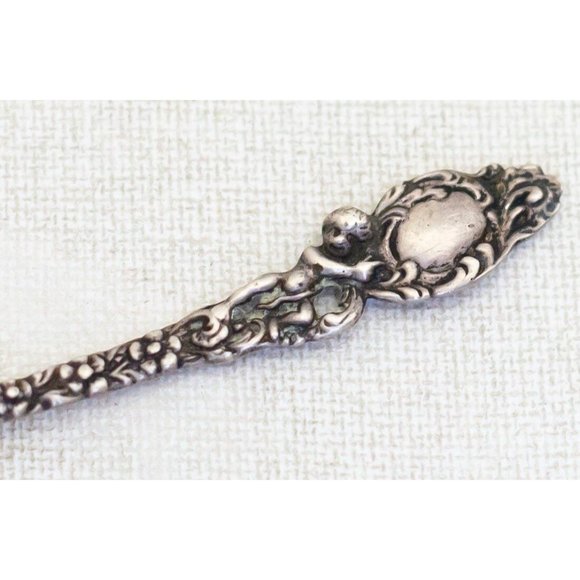 Vintage Avant Garde Silver Stylish Spoon, Marked 800 - A24 - Picture 2 of 6